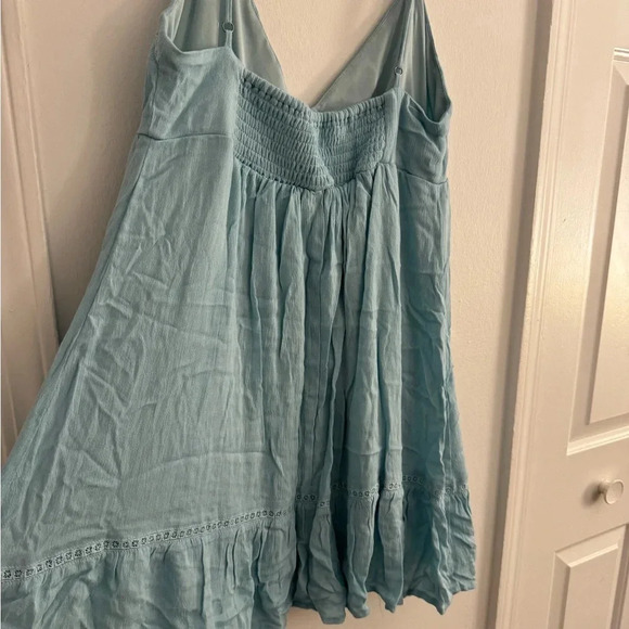 LA Hearts Blue Flowy Sundress - Picture 3 of 4